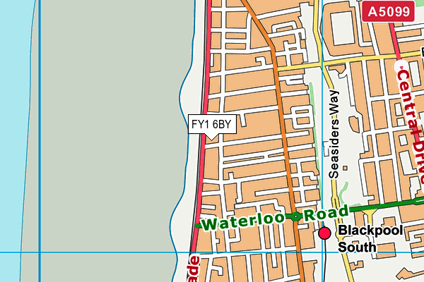 FY1 6BY map - OS VectorMap District (Ordnance Survey) FY1 6BY map - OS VectorMap District (Ordnance Survey)