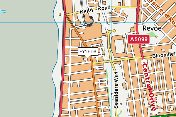 FY1 6DS map - OS VectorMap District (Ordnance Survey) FY1 6DS map - OS VectorMap District (Ordnance Survey)