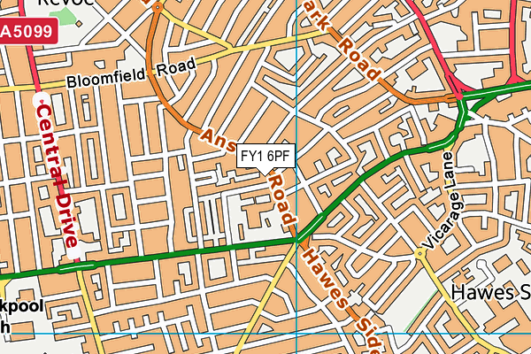 FY1 6PF map - OS VectorMap District (Ordnance Survey) FY1 6PF map - OS VectorMap District (Ordnance Survey)