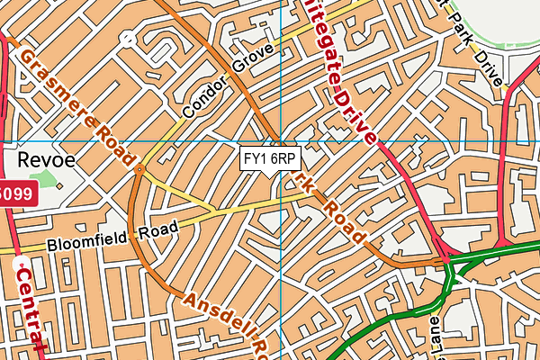 FY1 6RP map - OS VectorMap District (Ordnance Survey) FY1 6RP map - OS VectorMap District (Ordnance Survey)
