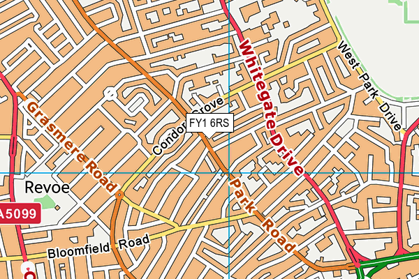 FY1 6RS map - OS VectorMap District (Ordnance Survey) FY1 6RS map - OS VectorMap District (Ordnance Survey)