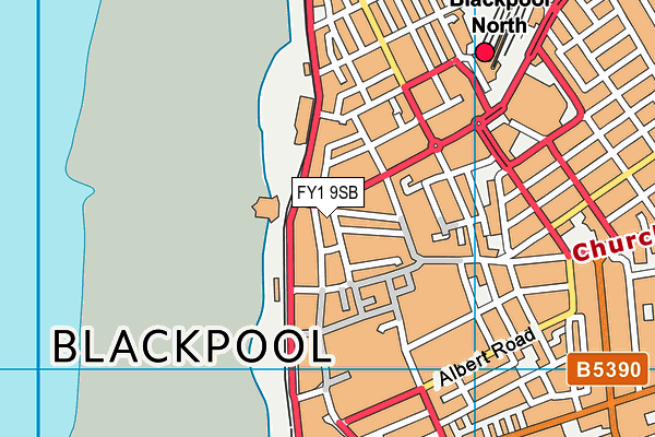FY1 9SB map - OS VectorMap District (Ordnance Survey) FY1 9SB map - OS VectorMap District (Ordnance Survey)