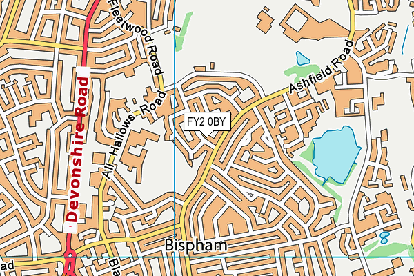 FY2 0BY map - OS VectorMap District (Ordnance Survey) FY2 0BY map - OS VectorMap District (Ordnance Survey)