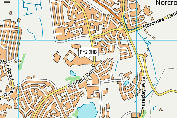 FY2 0HB map - OS VectorMap District (Ordnance Survey) FY2 0HB map - OS VectorMap District (Ordnance Survey)