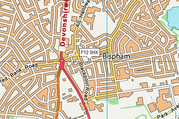 FY2 0HX map - OS VectorMap District (Ordnance Survey) FY2 0HX map - OS VectorMap District (Ordnance Survey)