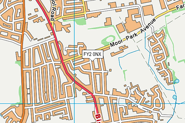 FY2 0NX map - OS VectorMap District (Ordnance Survey) FY2 0NX map - OS VectorMap District (Ordnance Survey)