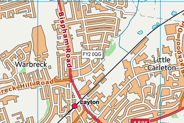 FY2 0QG map - OS VectorMap District (Ordnance Survey) FY2 0QG map - OS VectorMap District (Ordnance Survey)