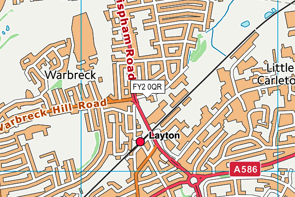 FY2 0QR map - OS VectorMap District (Ordnance Survey) FY2 0QR map - OS VectorMap District (Ordnance Survey)