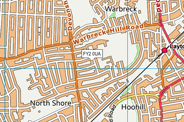 FY2 0UA map - OS VectorMap District (Ordnance Survey) FY2 0UA map - OS VectorMap District (Ordnance Survey)