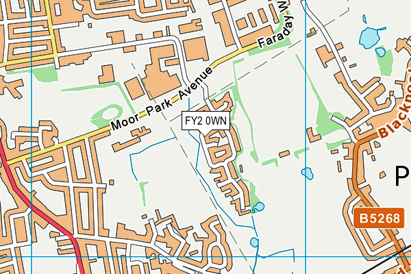 FY2 0WN map - OS VectorMap District (Ordnance Survey) FY2 0WN map - OS VectorMap District (Ordnance Survey)