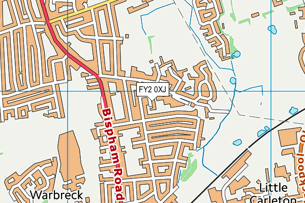 FY2 0XJ map - OS VectorMap District (Ordnance Survey) FY2 0XJ map - OS VectorMap District (Ordnance Survey)