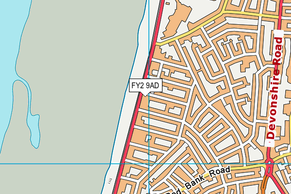 FY2 9AD map - OS VectorMap District (Ordnance Survey) FY2 9AD map - OS VectorMap District (Ordnance Survey)