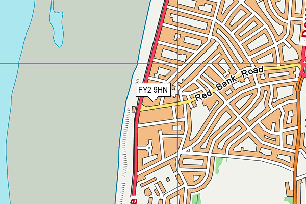FY2 9HN map - OS VectorMap District (Ordnance Survey) FY2 9HN map - OS VectorMap District (Ordnance Survey)