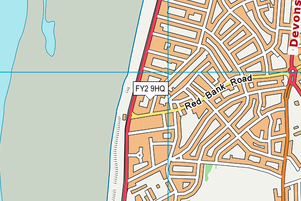 FY2 9HQ map - OS VectorMap District (Ordnance Survey) FY2 9HQ map - OS VectorMap District (Ordnance Survey)