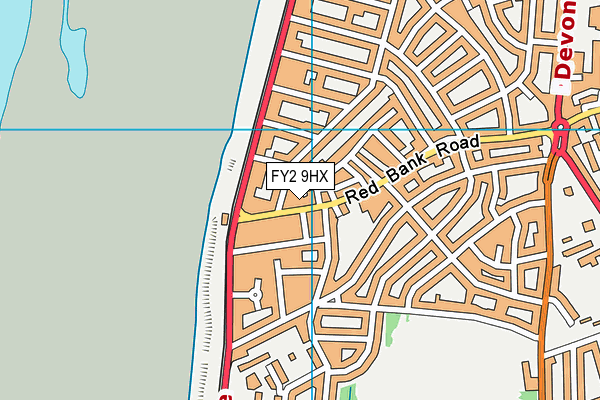 FY2 9HX map - OS VectorMap District (Ordnance Survey) FY2 9HX map - OS VectorMap District (Ordnance Survey)