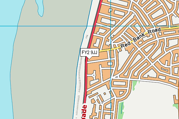 FY2 9JJ map - OS VectorMap District (Ordnance Survey) FY2 9JJ map - OS VectorMap District (Ordnance Survey)