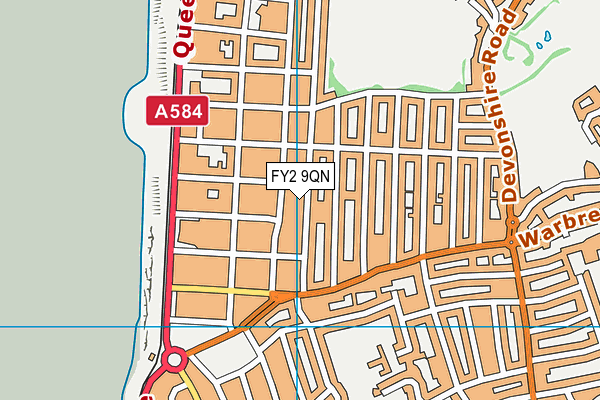 FY2 9QN map - OS VectorMap District (Ordnance Survey) FY2 9QN map - OS VectorMap District (Ordnance Survey)