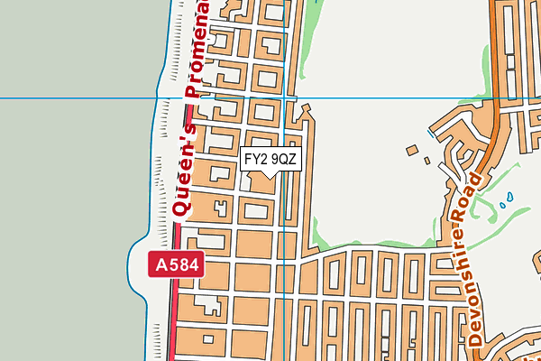 FY2 9QZ map - OS VectorMap District (Ordnance Survey) FY2 9QZ map - OS VectorMap District (Ordnance Survey)
