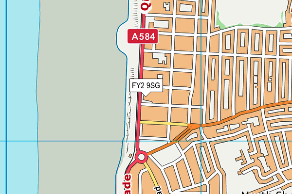 FY2 9SG map - OS VectorMap District (Ordnance Survey) FY2 9SG map - OS VectorMap District (Ordnance Survey)