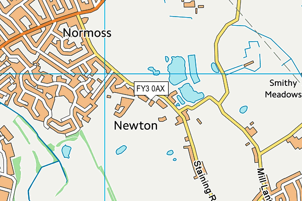 FY3 0AX map - OS VectorMap District (Ordnance Survey) FY3 0AX map - OS VectorMap District (Ordnance Survey)