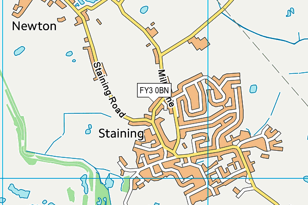 FY3 0BN map - OS VectorMap District (Ordnance Survey) FY3 0BN map - OS VectorMap District (Ordnance Survey)