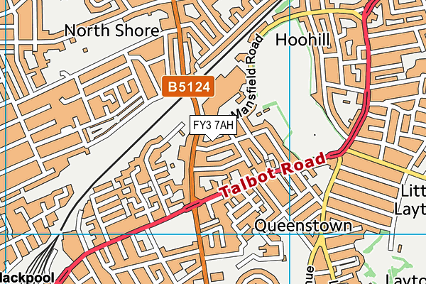 FY3 7AH map - OS VectorMap District (Ordnance Survey) FY3 7AH map - OS VectorMap District (Ordnance Survey)