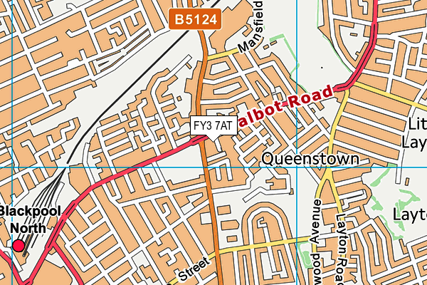 FY3 7AT map - OS VectorMap District (Ordnance Survey) FY3 7AT map - OS VectorMap District (Ordnance Survey)