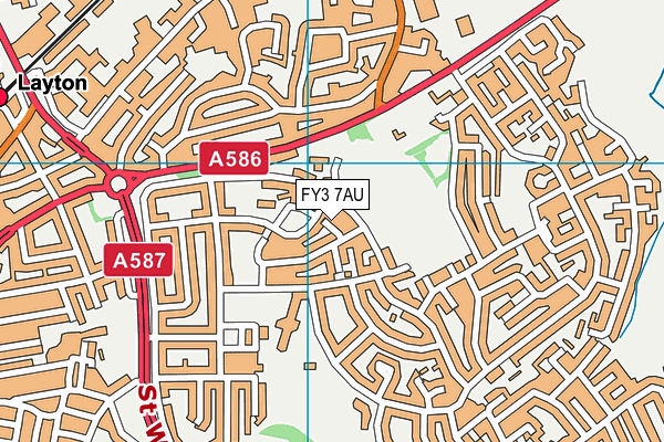 FY3 7AU map - OS VectorMap District (Ordnance Survey) FY3 7AU map - OS VectorMap District (Ordnance Survey)