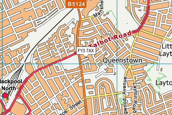 FY3 7AX map - OS VectorMap District (Ordnance Survey) FY3 7AX map - OS VectorMap District (Ordnance Survey)