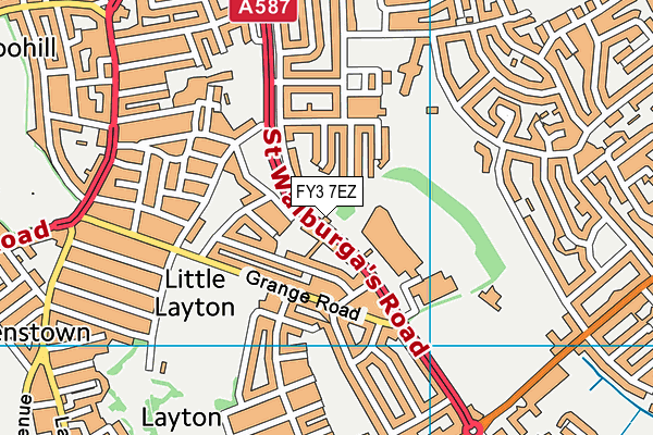 FY3 7EZ map - OS VectorMap District (Ordnance Survey) FY3 7EZ map - OS VectorMap District (Ordnance Survey)
