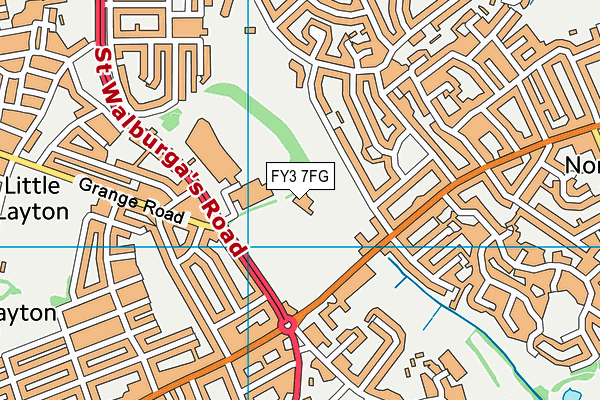 FY3 7FG map - OS VectorMap District (Ordnance Survey) FY3 7FG map - OS VectorMap District (Ordnance Survey)