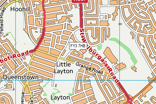 FY3 7HB map - OS VectorMap District (Ordnance Survey) FY3 7HB map - OS VectorMap District (Ordnance Survey)