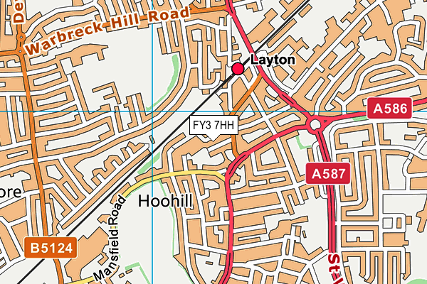 FY3 7HH map - OS VectorMap District (Ordnance Survey) FY3 7HH map - OS VectorMap District (Ordnance Survey)
