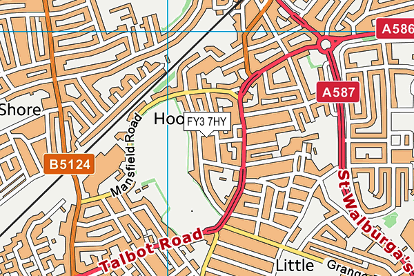 FY3 7HY map - OS VectorMap District (Ordnance Survey) FY3 7HY map - OS VectorMap District (Ordnance Survey)