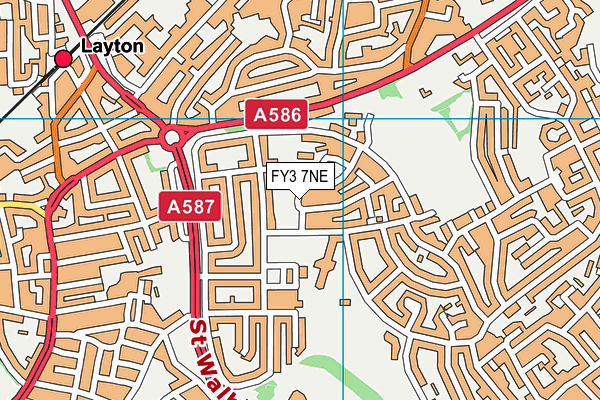 FY3 7NE map - OS VectorMap District (Ordnance Survey) FY3 7NE map - OS VectorMap District (Ordnance Survey)