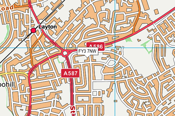 FY3 7NW map - OS VectorMap District (Ordnance Survey) FY3 7NW map - OS VectorMap District (Ordnance Survey)