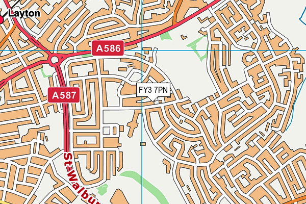 FY3 7PN map - OS VectorMap District (Ordnance Survey) FY3 7PN map - OS VectorMap District (Ordnance Survey)