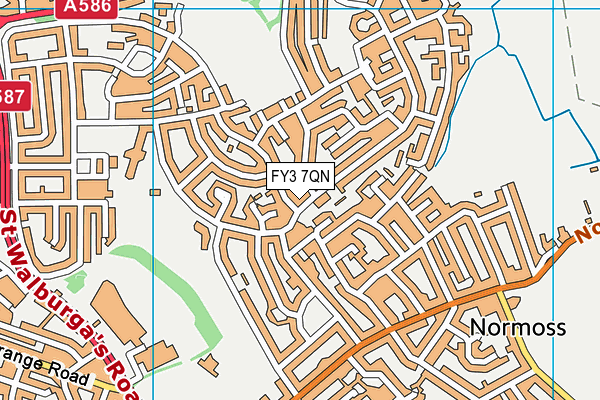 FY3 7QN map - OS VectorMap District (Ordnance Survey) FY3 7QN map - OS VectorMap District (Ordnance Survey)
