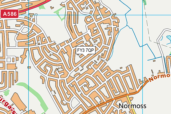 FY3 7QP map - OS VectorMap District (Ordnance Survey) FY3 7QP map - OS VectorMap District (Ordnance Survey)