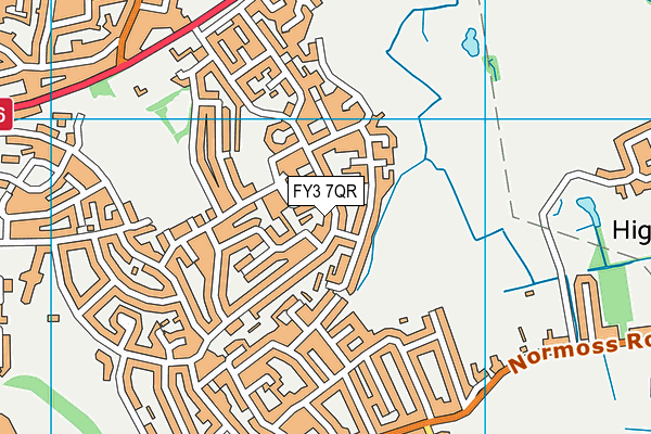 FY3 7QR map - OS VectorMap District (Ordnance Survey) FY3 7QR map - OS VectorMap District (Ordnance Survey)