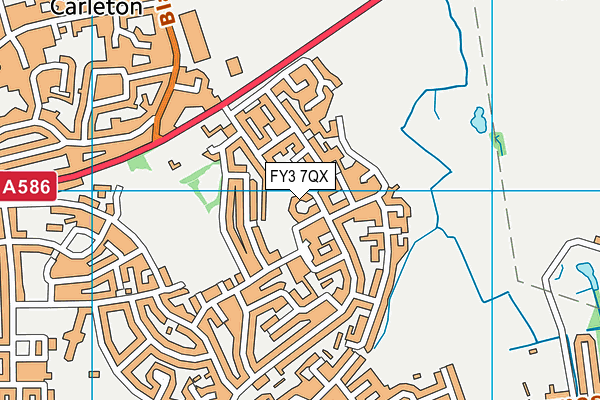 FY3 7QX map - OS VectorMap District (Ordnance Survey) FY3 7QX map - OS VectorMap District (Ordnance Survey)