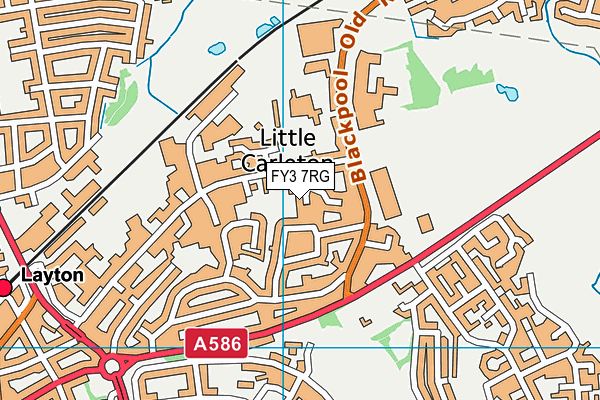 FY3 7RG map - OS VectorMap District (Ordnance Survey) FY3 7RG map - OS VectorMap District (Ordnance Survey)
