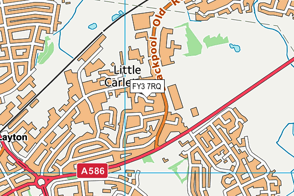 FY3 7RQ map - OS VectorMap District (Ordnance Survey) FY3 7RQ map - OS VectorMap District (Ordnance Survey)