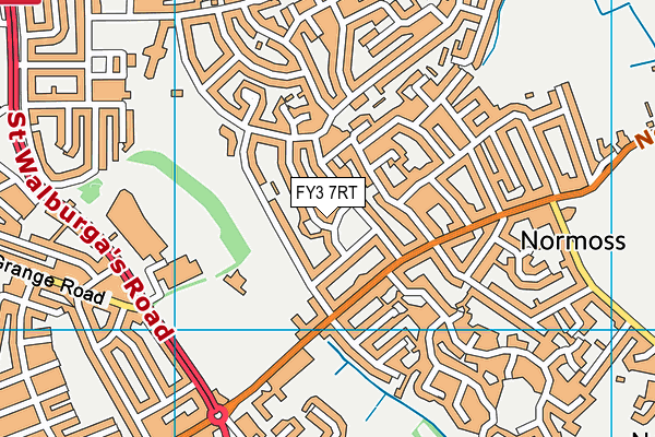 FY3 7RT map - OS VectorMap District (Ordnance Survey) FY3 7RT map - OS VectorMap District (Ordnance Survey)
