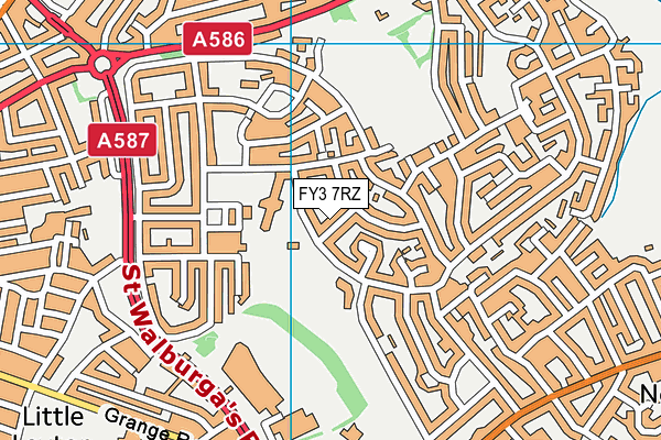 FY3 7RZ map - OS VectorMap District (Ordnance Survey) FY3 7RZ map - OS VectorMap District (Ordnance Survey)