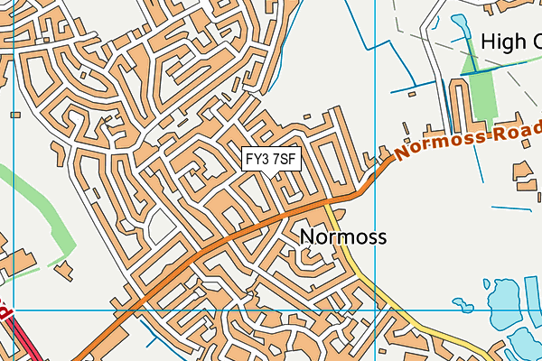 FY3 7SF map - OS VectorMap District (Ordnance Survey) FY3 7SF map - OS VectorMap District (Ordnance Survey)