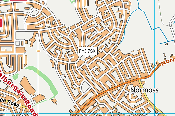 FY3 7SX map - OS VectorMap District (Ordnance Survey) FY3 7SX map - OS VectorMap District (Ordnance Survey)