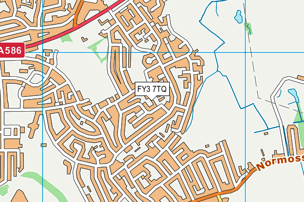 FY3 7TQ map - OS VectorMap District (Ordnance Survey) FY3 7TQ map - OS VectorMap District (Ordnance Survey)