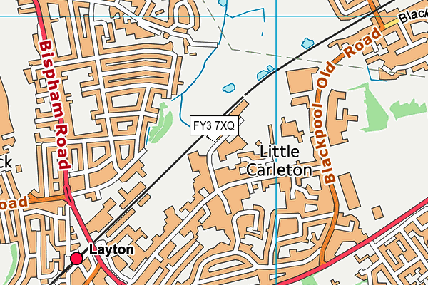 FY3 7XQ map - OS VectorMap District (Ordnance Survey) FY3 7XQ map - OS VectorMap District (Ordnance Survey)