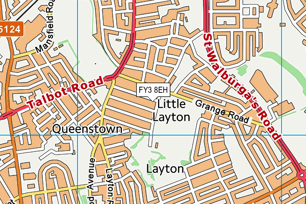 FY3 8EH map - OS VectorMap District (Ordnance Survey) FY3 8EH map - OS VectorMap District (Ordnance Survey)